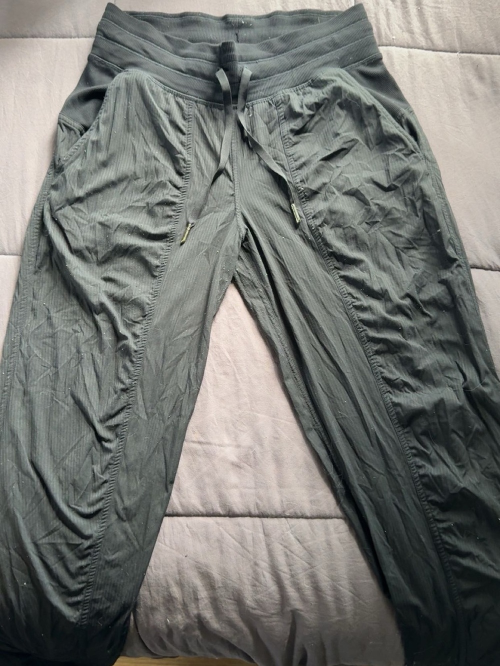 Black lululemon dance studio joggers